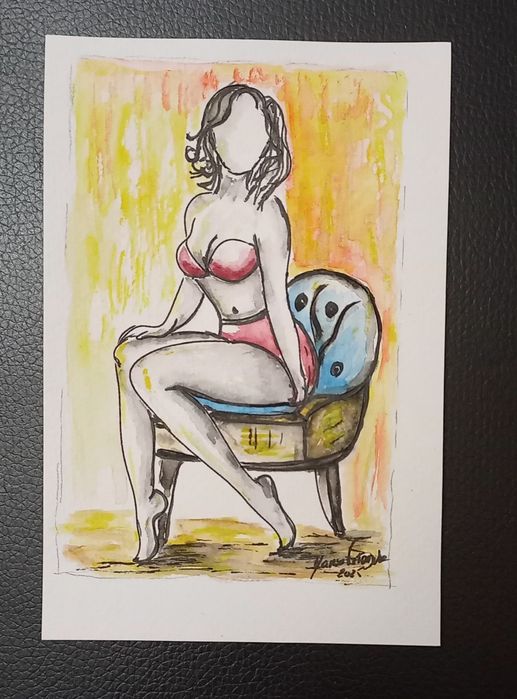 Art original 10x15cm