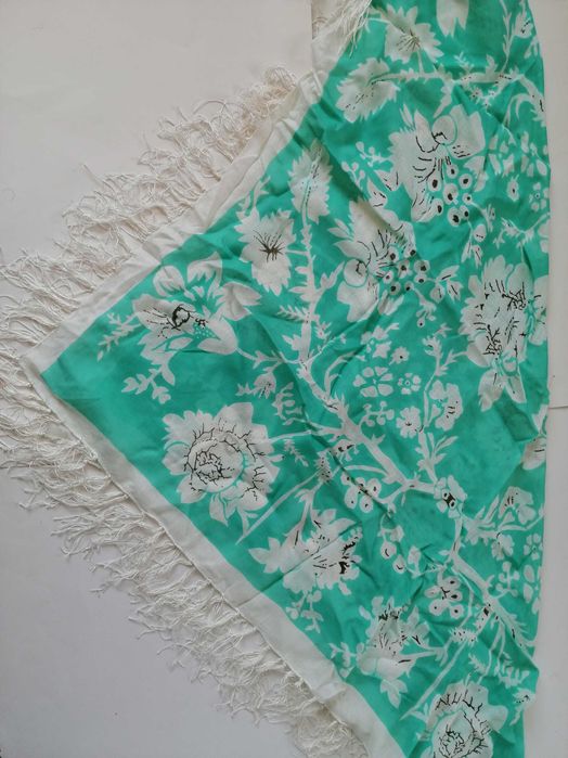 orsay chusta szal turkusowy letni