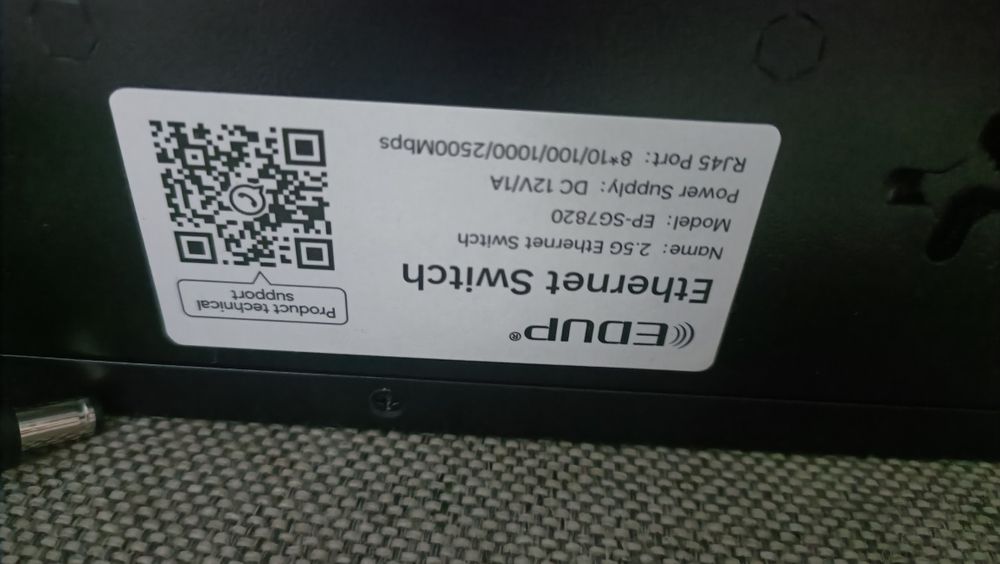 Switch EDUP 8x 2.5 Gbps EP-SG7820