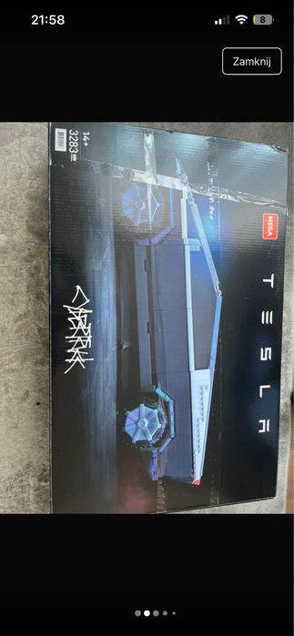 Klocki mega cybertruck tesla