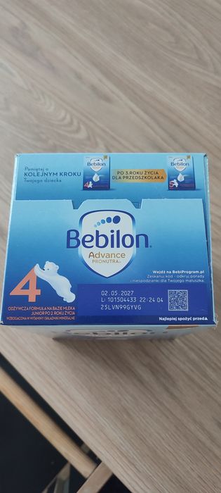 Mleko Bebilon advance pronutra 4 nowe