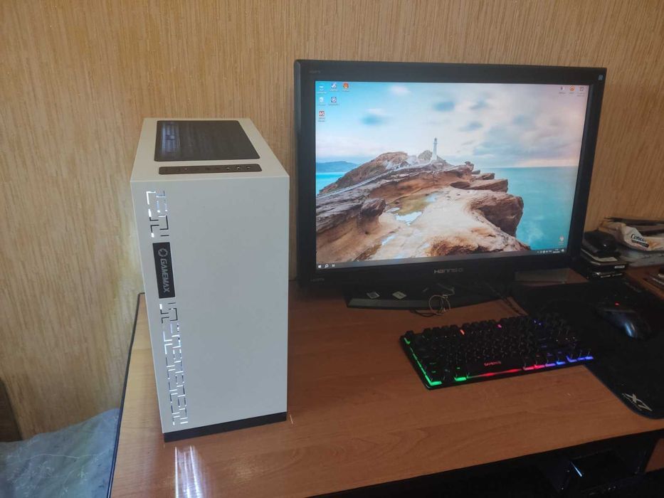 ИГРОВОЙ КОМПIntel i5-7400 (4x3.50 GHz) ,GTX 1050 Ti (4 Gb) ,DDR4 16Gb ,SSD 120 Gb ,HDD 500 Gb