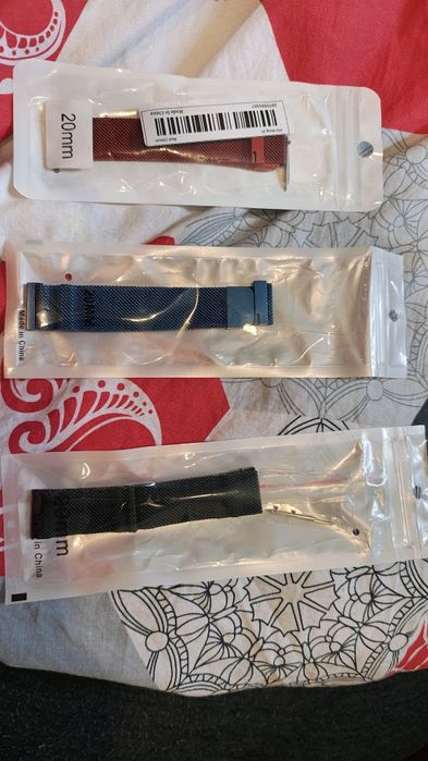 Bransoleta magnetyczna do zegarka 20mm Nowe 3szt