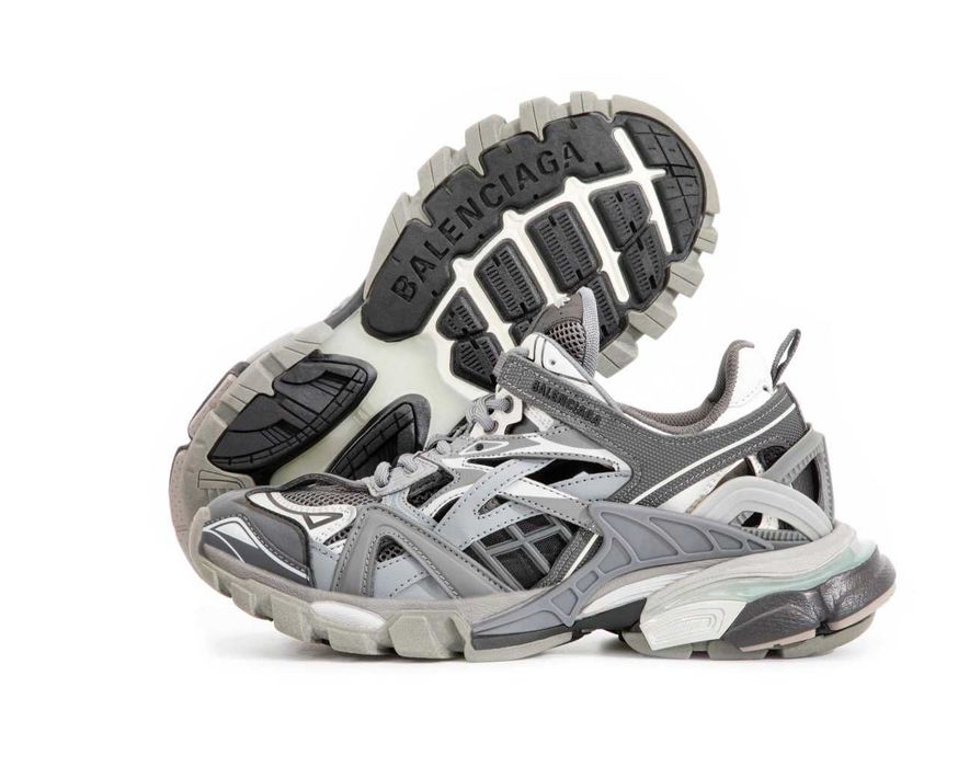 Мужские кроссовки Balenciaga Track 2.0 Silver-Grey. 41-45