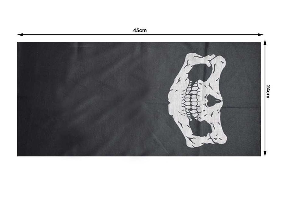 Lenço Balaclava Caveira Máscara Gola respirável Novos