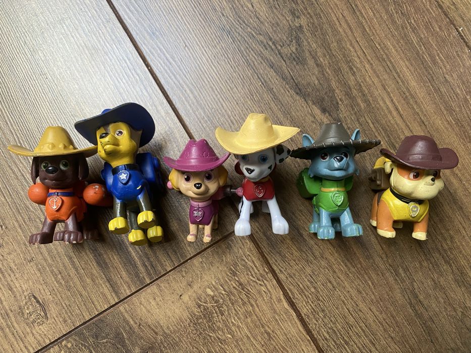 Figurki Psi Patrol - gumowe 6 sztuk