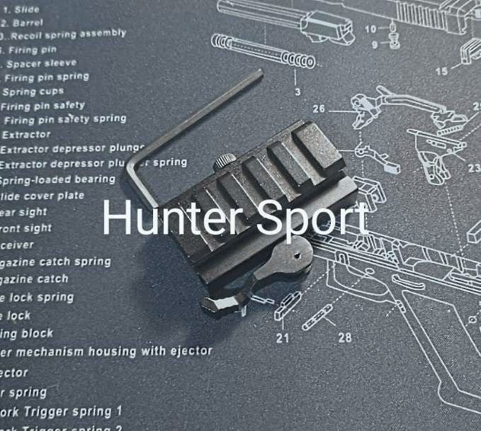 Подъемник с weaver кронштейн для коллиматора планка для АК AR15