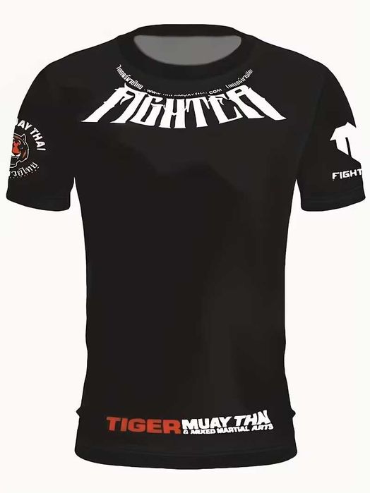 Мужская футболка Tiger Muay Thai для тренировок по муай-тай