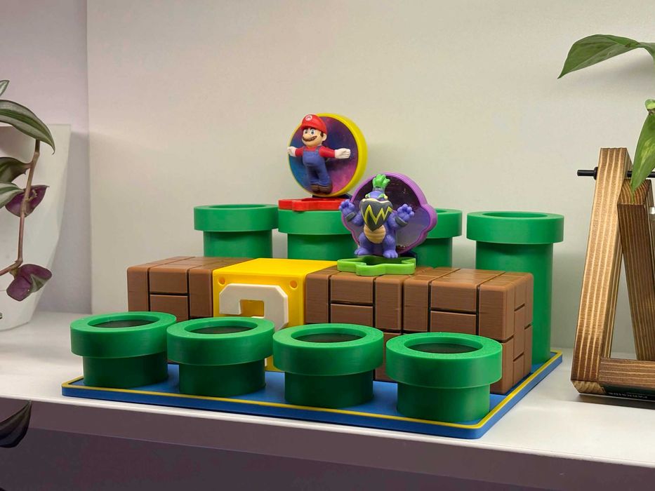 Expositor SUPER MARIO GALAXY | Mc Donalds | Coleção Geek | Decoração