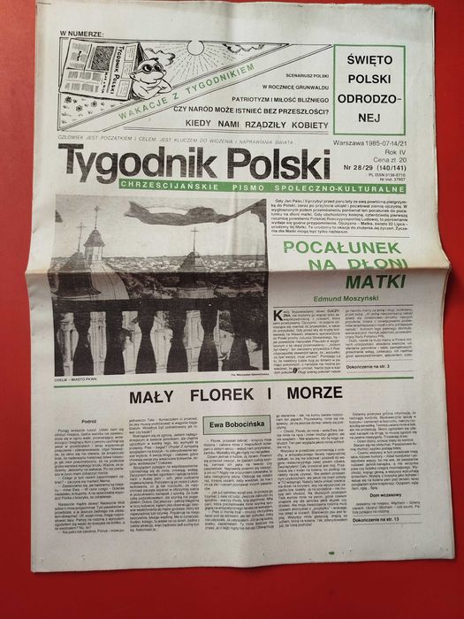 Tygodnik Polski, nr 28-29/1985, 14/21 lipca 1985