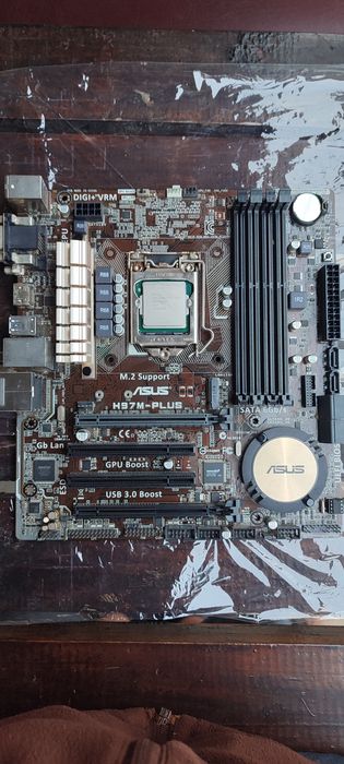 ASUS H97M-PLUS + Xeon E3-1220 + 8GB HyperX DDR3 / під ремонт