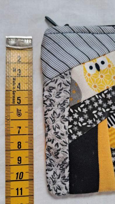 Estojo artesanal de patchwork