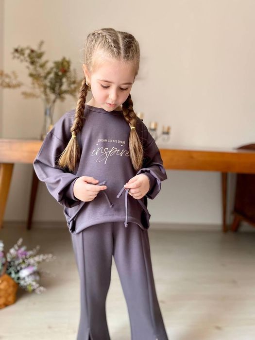 Komplet z wiskozy dla dziewczynki 110-164