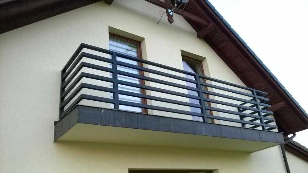 BALUSTRADA BALUSTRADY nowoczesne aluminiowe stalowe  CYNKOWANE