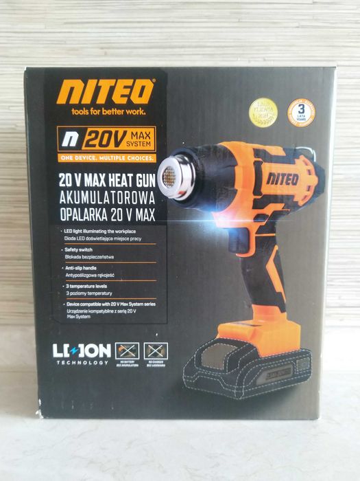 NAJTANIEJ Akumulatorowa Opalarka 20 V Max Wysyłka