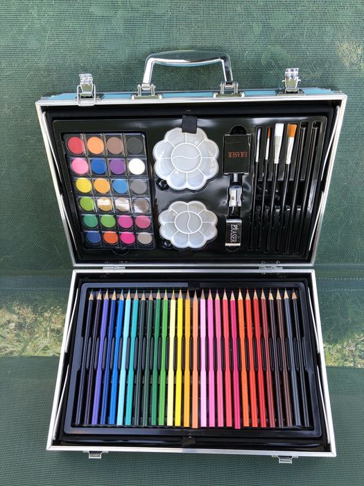 набір для творчості малювання фарби 145шт набор для рисования Єдиноріг