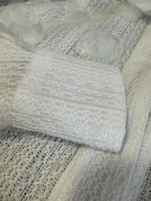 Сорочка/блузка біла в квіти