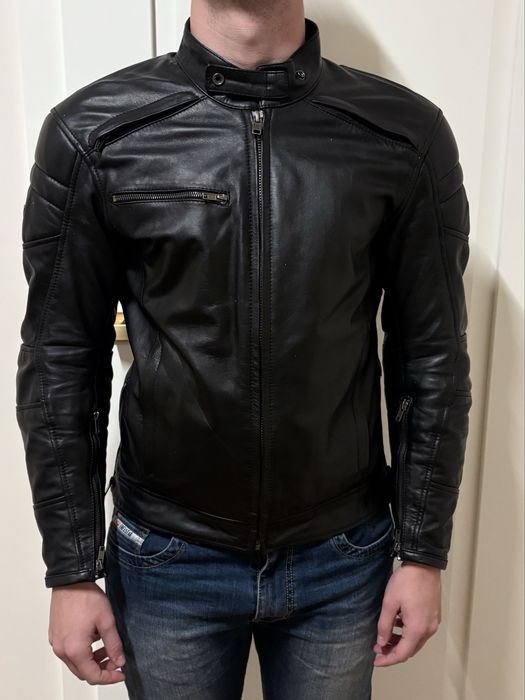 Kurtka skórzana motocyklowa Shima Blake czarna rozmiar M black skóra