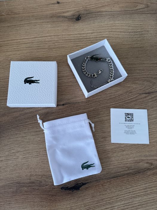 Srebrna branzoletka lacoste