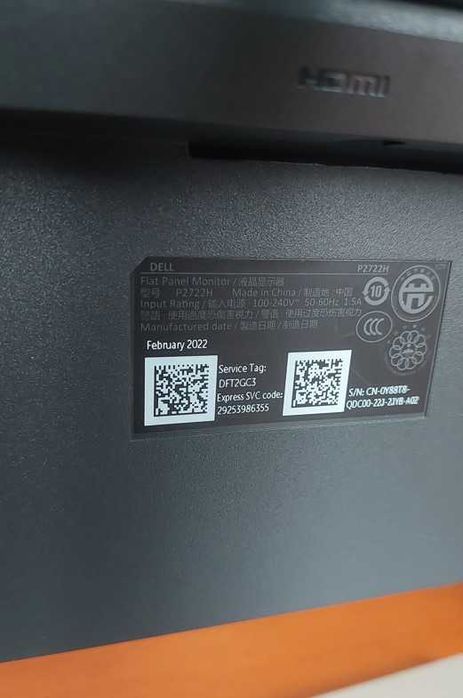 Monitor Dell P2722D27 cali