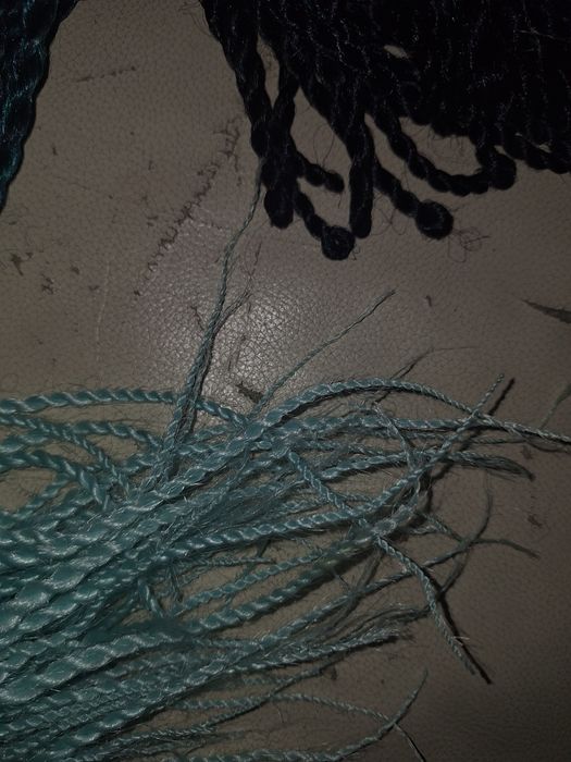 sztuczne warkoczyki z kanekalonu