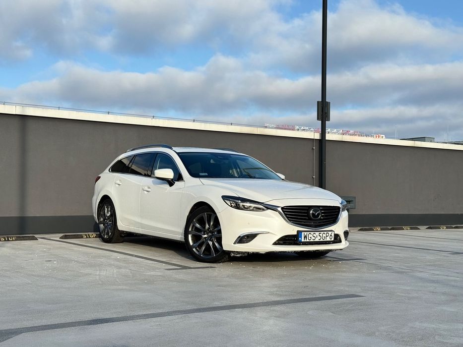 Mazda 6 FULL wypas, LED, radar, skóry, kamera, HUD, martwe pola, grz kierownic