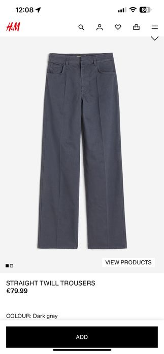 Джинси світло-бежеві H&M Premium  р.40