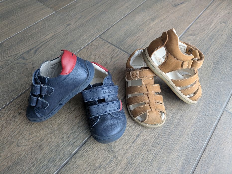 Buty dziecięce roz. 22 Lasocki (2 pary) sandałki i zakryte