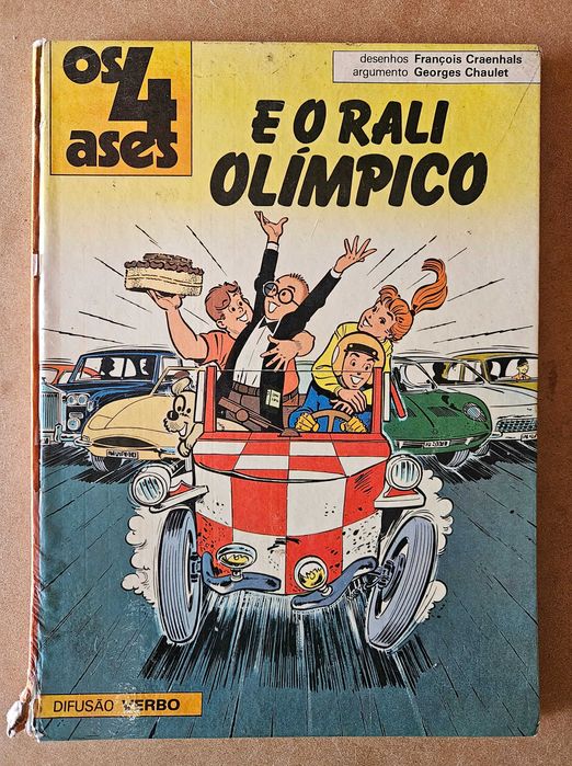 Banda Desenhada - Os 4 Ases e o Rali Olímpico