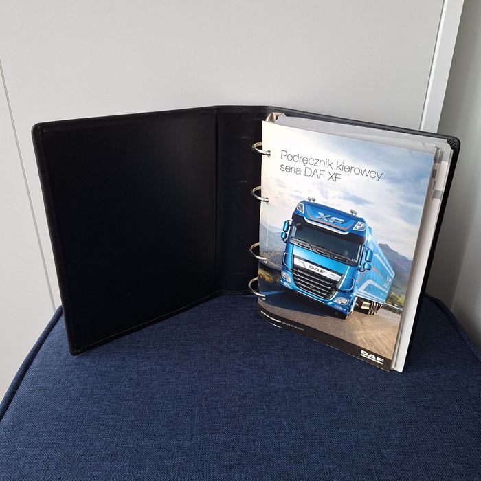 Instrukcja obsługi / podręcznik kierowcy + etui DAF XF 2016