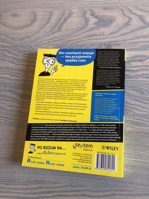 Szachy dla bystrzaków ksiazka