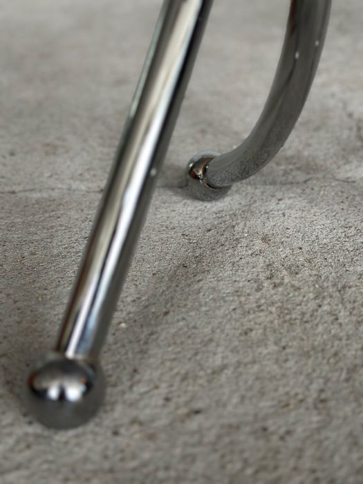 Retro stolik kawowy Bauhaus Modern Design Loft czarny Minimalizm