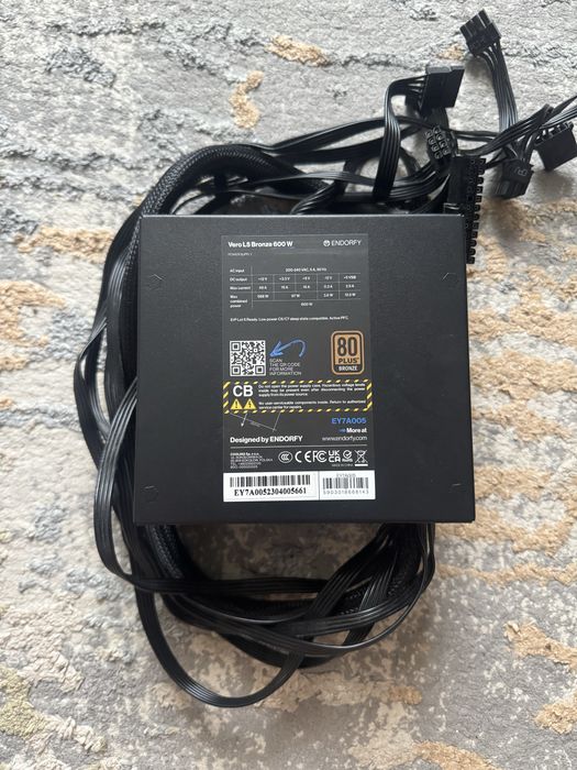 endorfy vero l5 600w 80 plus bronze