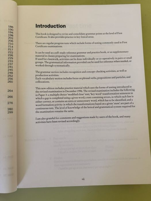 First Certificate Language Practice