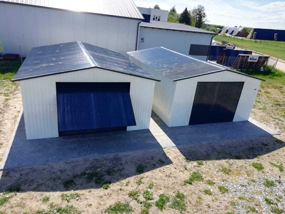 garaż 5x7, dwuspad, blaszaki, hale, profil zamknięty