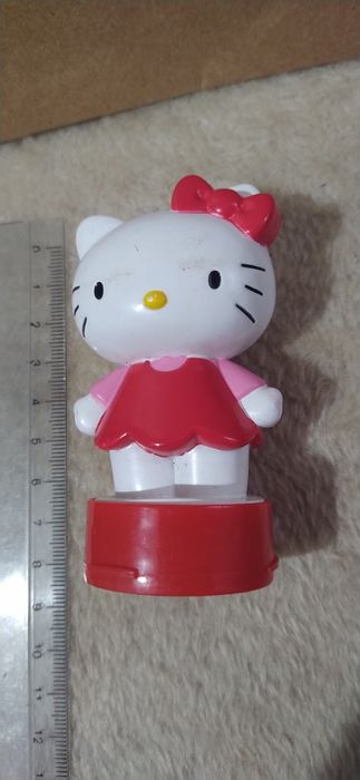 Lote de 3 bonecos/carimbos Hello Kitty