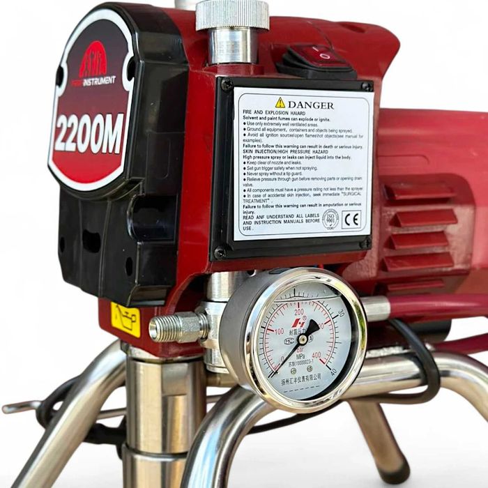 Поршневий безповітряний фарбувальний апарат 2200M (2.4 л/хв 1300 Вт)