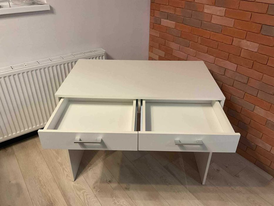 Biurko białe 100x60 | Szuflady | Super stan