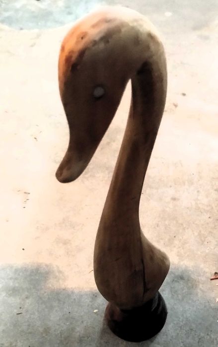 Estatueta Madeira Pato