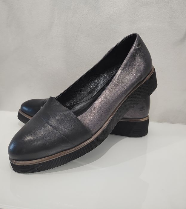 Buty Wojas skóra naturalna baleriny półbuty