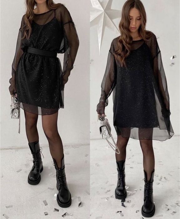 Святкова сукня чорного кольору