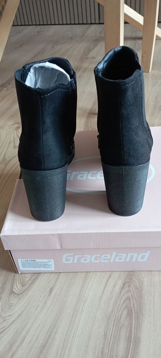 Botki kozaki czarne 40 Graceland