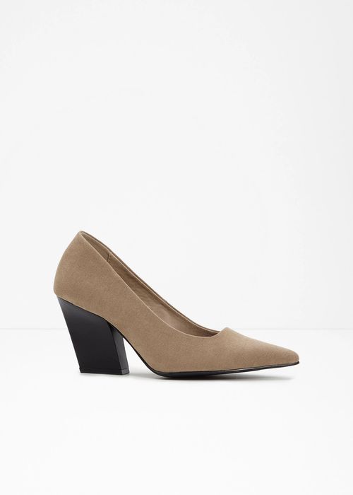 B.P.C czółenka karmelowe na ściętym obcasie 40.