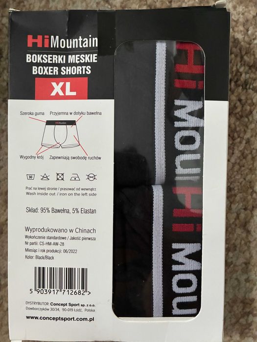 bokserki męskie XL HIMountain 2szt