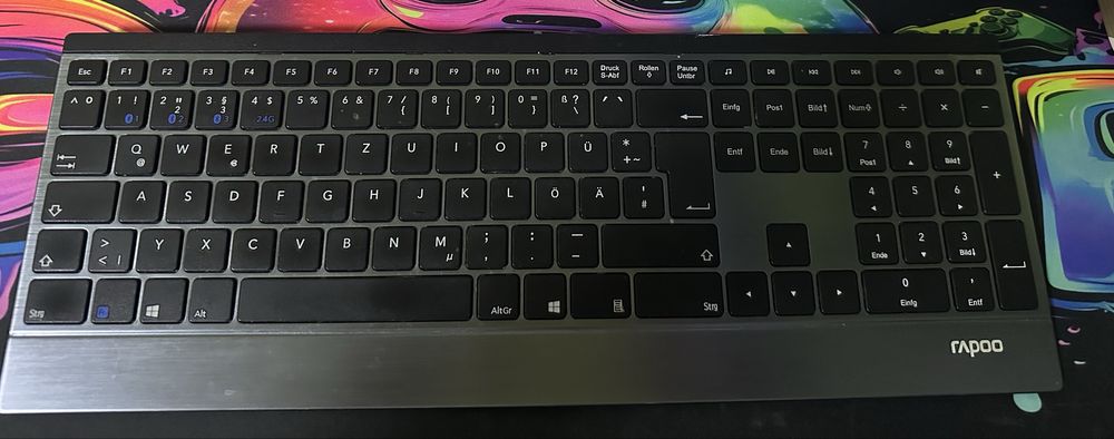 Беспроводная клавиатура Rappo E950M ( Bluetooth/2.4G).