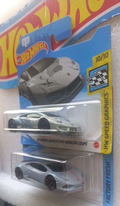 Conjunto 2 lamborguini huracan hot wheels