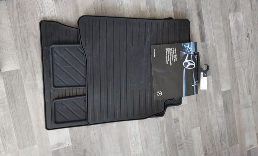 Dywaniki gumowe Mercedes W221 long