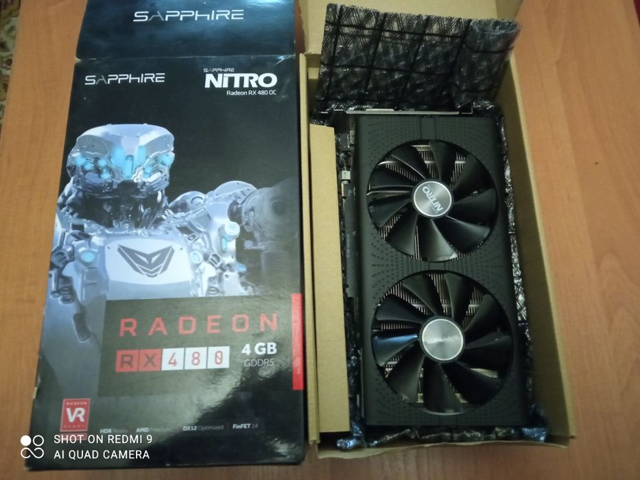 Видеокарта Rx 480 4gb 256Bit