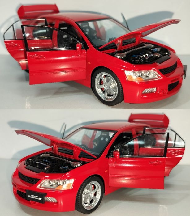 Mitsubishi Lancer Evolution IX модель 1:22 Jinlifang Металл звук
