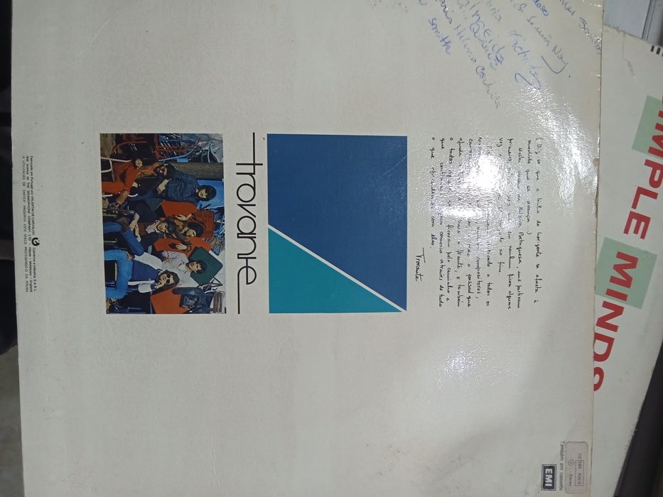 Disco vinil dos Trovante